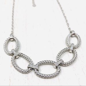 CHARLES GARNIER sterling silver necklace, made in Peru,  NWOT